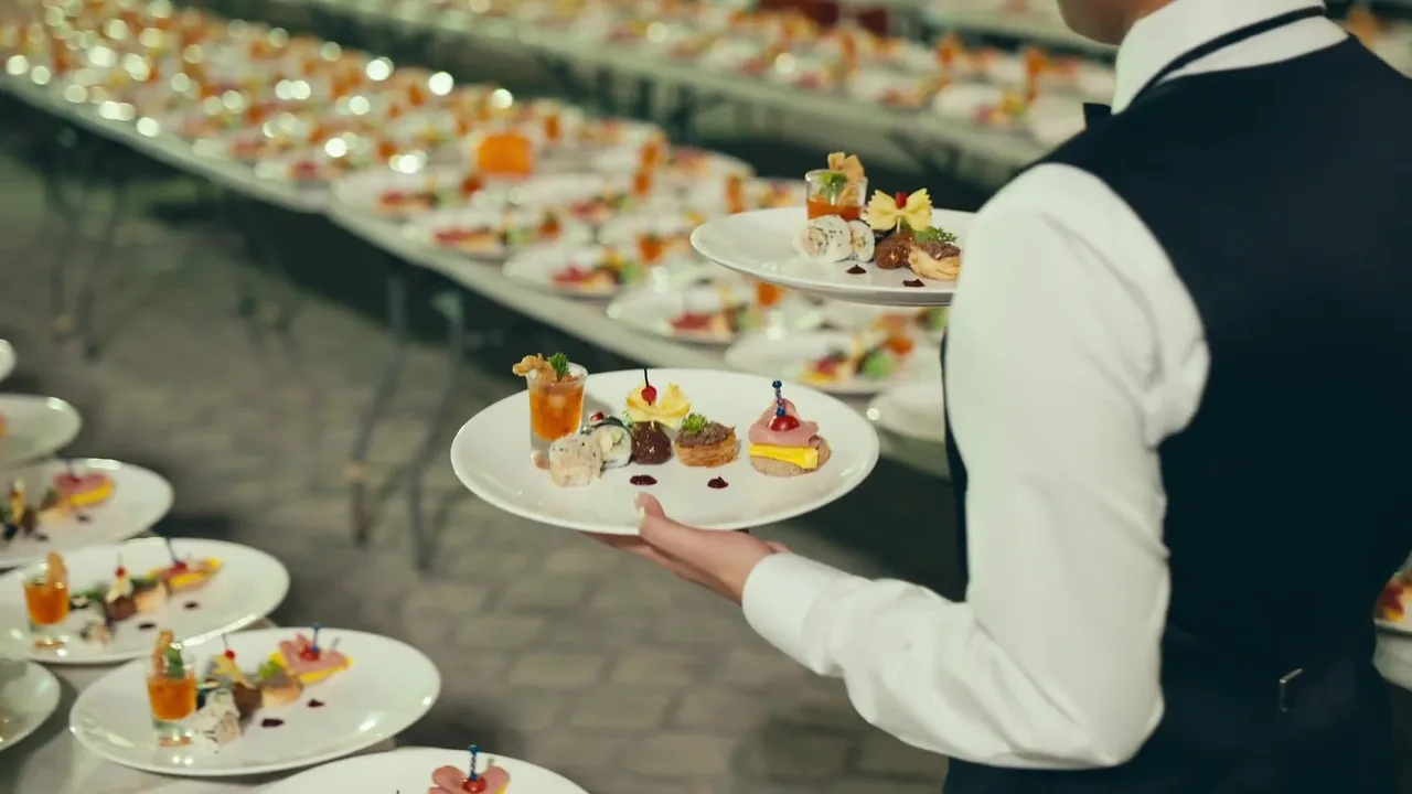 Plated starters carried out at the Maldives Sports Awards